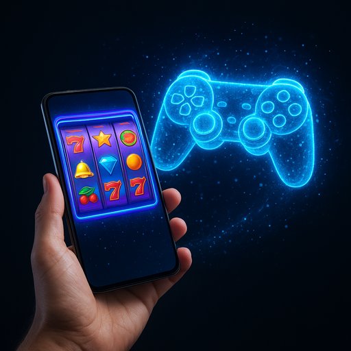 CK333 Win colorful slots reels on phone
