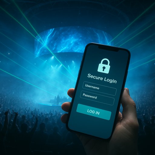 CK333 Win secure login screen on phone
